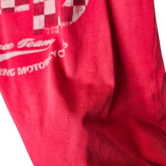 Harley-Davidson Womens Red Graphic California Top Distressed Faded Worn in L - Picture 6 of 12